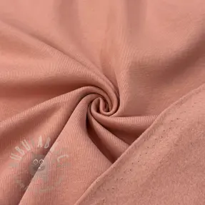 Teplákovina počesaná faded coral