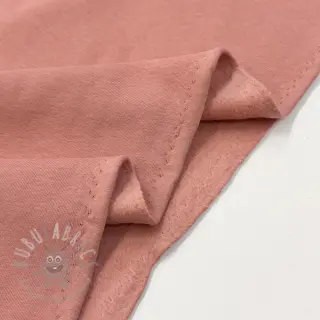 Teplákovina počesaná faded coral