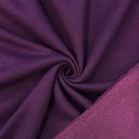 Teplákovina počesaná MELANGE bordeaux