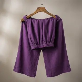 Ľan predpraný dark purple