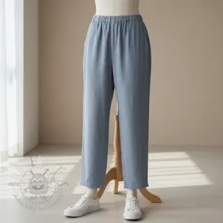 Esipesty pellava STONEWASHED PREMIUM cloud blue