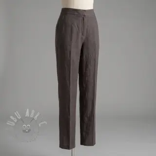 Esipesty pellava STONEWASHED PREMIUM mocha