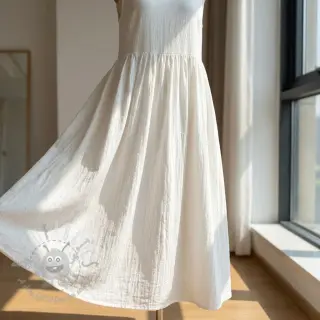 Esipesty pellava STONEWASHED PREMIUM white