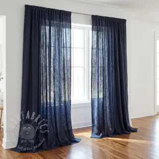 Esipesty pellava STONEWASHED PREMIUM marine