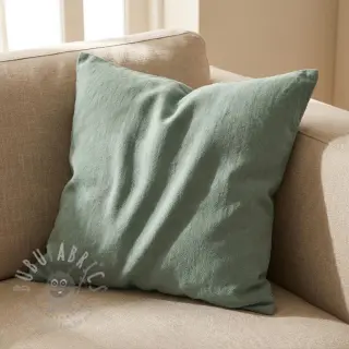 Esipesty pellava STONEWASHED PREMIUM dark mint
