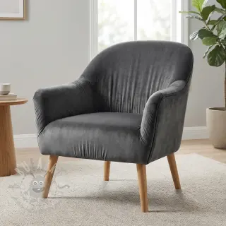 Sametti VELVET STRETCH dark grey