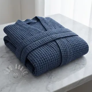 Puuvilla vohvelisidoksella dark jeans