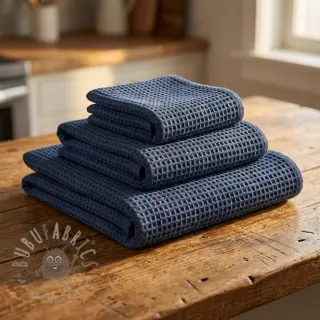Puuvilla vohvelisidoksella dark jeans