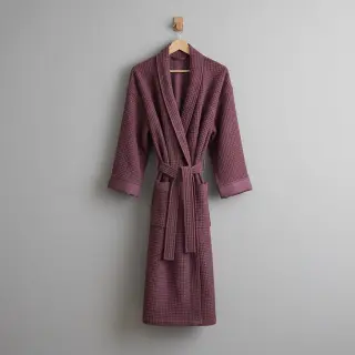 Bavlna s vaflovou väzbou purple