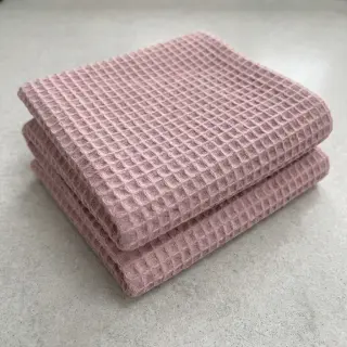 Bavlna s vaflovou väzbou lilac