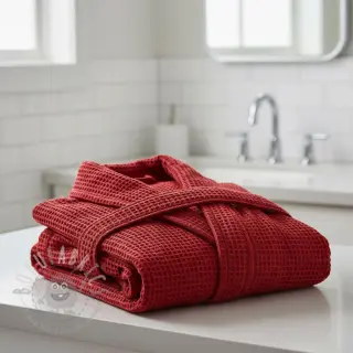 Puuvilla vohvelisidoksella red