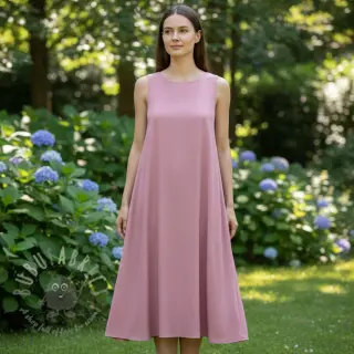 Viskoosi RADIANCE old rose