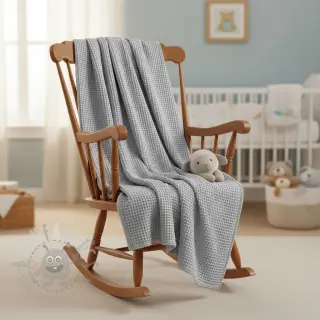 Puuvilla vohvelisidoksella grey