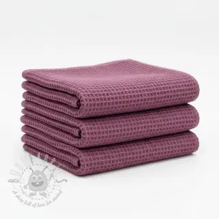 Puuvilla vohvelisidoksella mauve