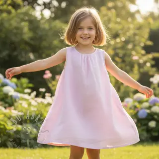 Esipesty pellava 170 g baby pink