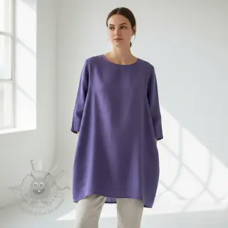 Esipesty pellava 170 g purple lavender