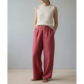 Ľan predpraný 170 g rose pink
