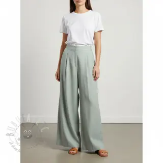 Esipesty pellava 170 g sage grey