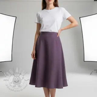 Esipesty pellava 170 g aubergine