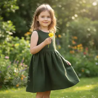 Esipesty pellava 170 g army green