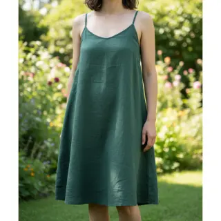 Ľan predpraný 170 g forest green