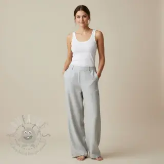 Esipesty pellava 170 g light blue