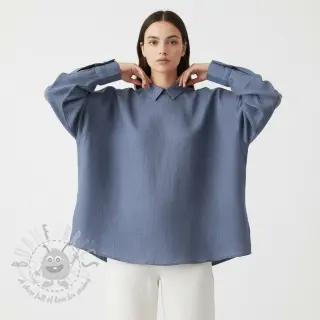 Esipesty pellava 170 g jeans