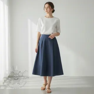 Esipesty pellava indigo