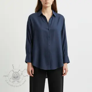 Esipesty pellava indigo
