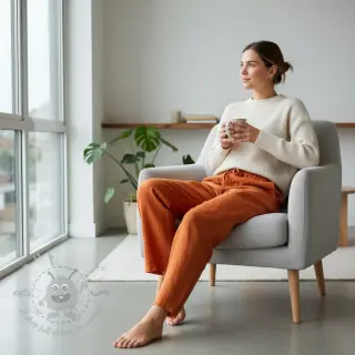 Esipesty pellava orange