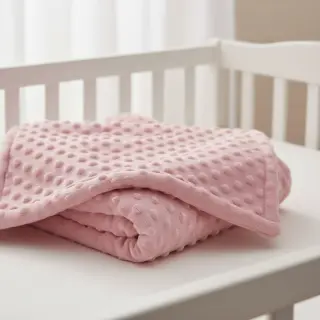Minky baby pink
