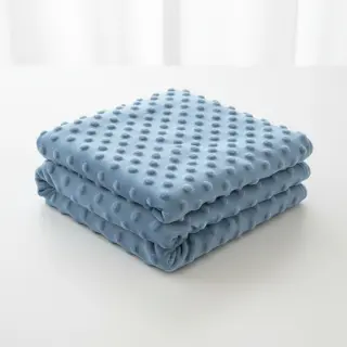 Minky steel blue
