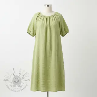 Kaksinkertainen harsokangas/musliini soft green