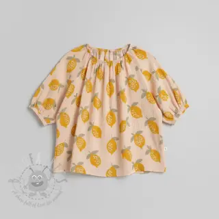 Kaksinkertainen harsokangas/musliini Lemons sand