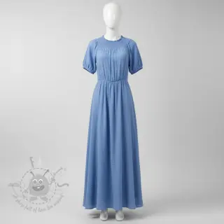 Kaksinkertainen harsokangas/musliini royal blue