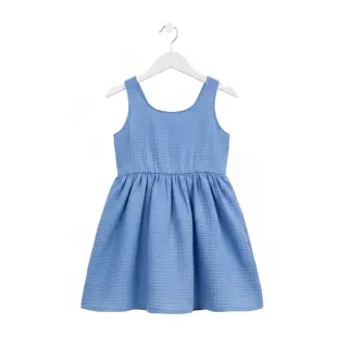 Dvojitá gázovina/mušelín royal blue