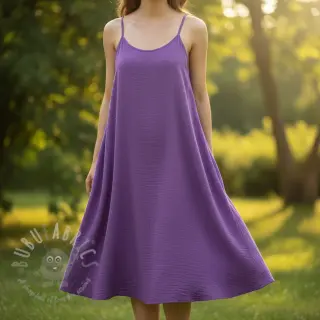 Kaksinkertainen harsokangas/musliini violet