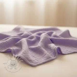 Kaksinkertainen harsokangas/musliini bright violet ORGANIC