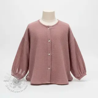 Kaksinkertainen harsokangas/musliini light lilac ORGANIC