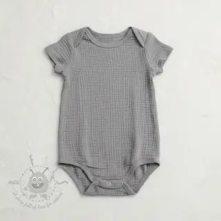 Kaksinkertainen harsokangas/musliini grey ORGANIC
