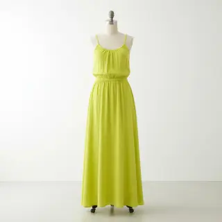 Dvojitá gázovina/mušelín NEON YELLOW ORGANIC