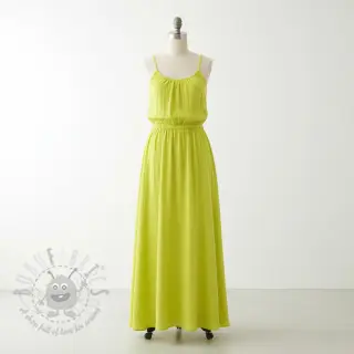Kaksinkertainen harsokangas/musliini NEON YELLOW ORGANIC