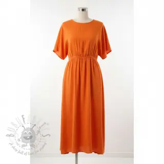 Kaksinkertainen harsokangas/musliini NEON ORANGE ORGANIC