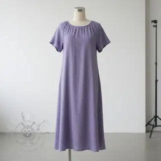 Kaksinkertainen harsokangas/musliini lavender ORGANIC