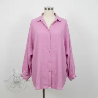 Kaksinkertainen harsokangas/musliini light pink ORGANIC
