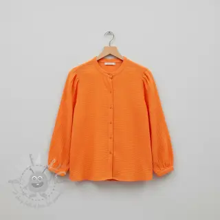 Kaksinkertainen harsokangas/musliini neon orange