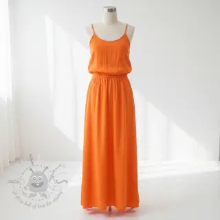 Kaksinkertainen harsokangas/musliini neon orange