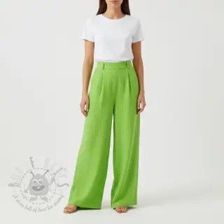 Kaksinkertainen harsokangas/musliini neon lime