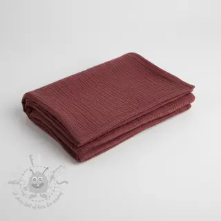 Kaksinkertainen harsokangas/musliini rouge