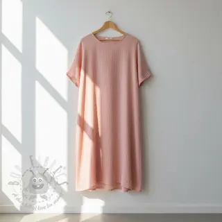 Kaksinkertainen harsokangas/musliini light rose